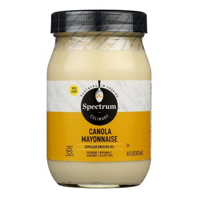 Spectrum Naturals Mayonnaise - Canola - 16 oz - case of 12