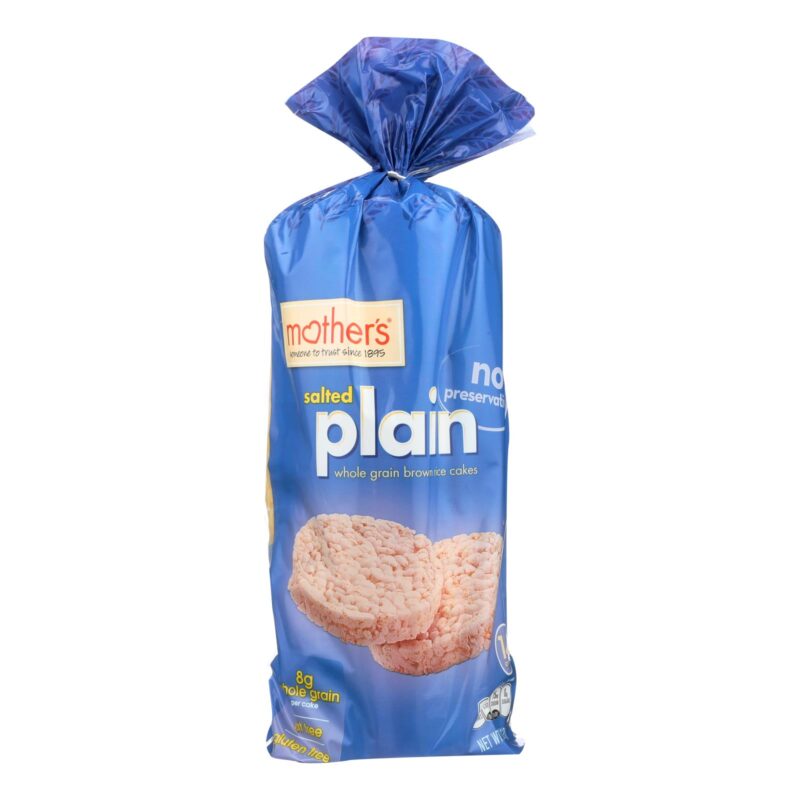 Mother's - Rice Cake Plain Salted - 1 Each - 4.5 OZ