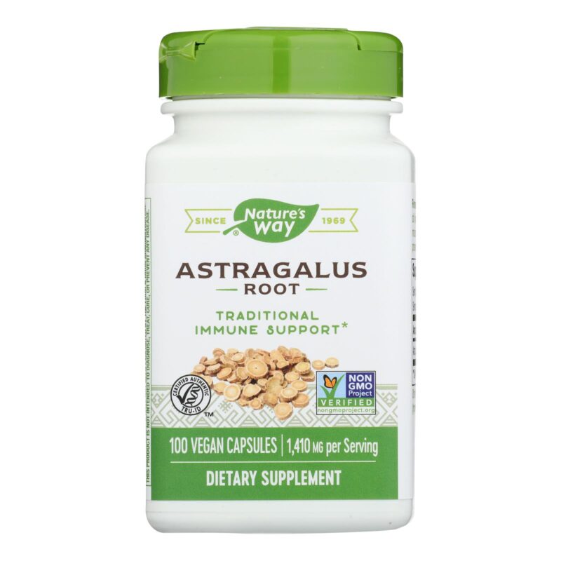 Nature's Way - Astragalus Root - 470 mg - 100 Capsules