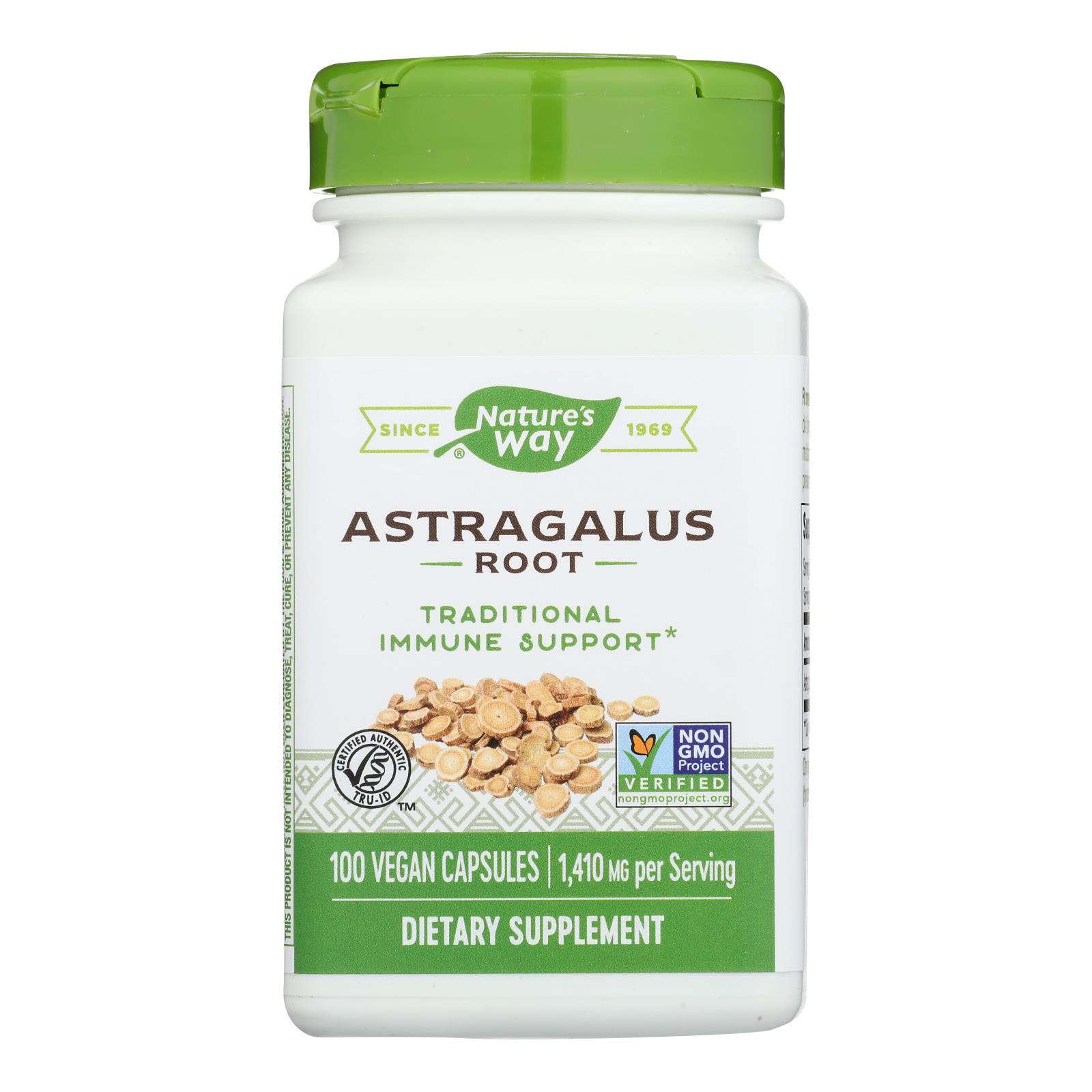 Nature's Way - Astragalus Root - 470 mg - 100 Capsules