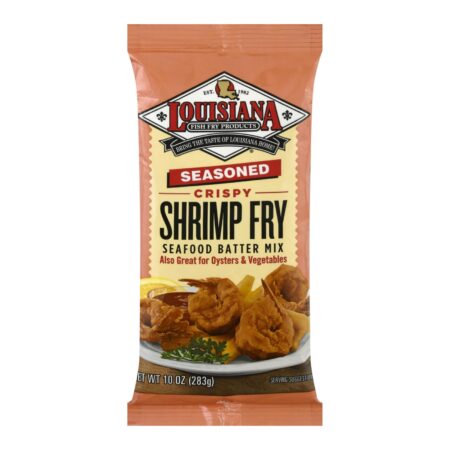 La Fish Fry Shrimp Fry - Seasoned - Case of 12 - 10 oz.