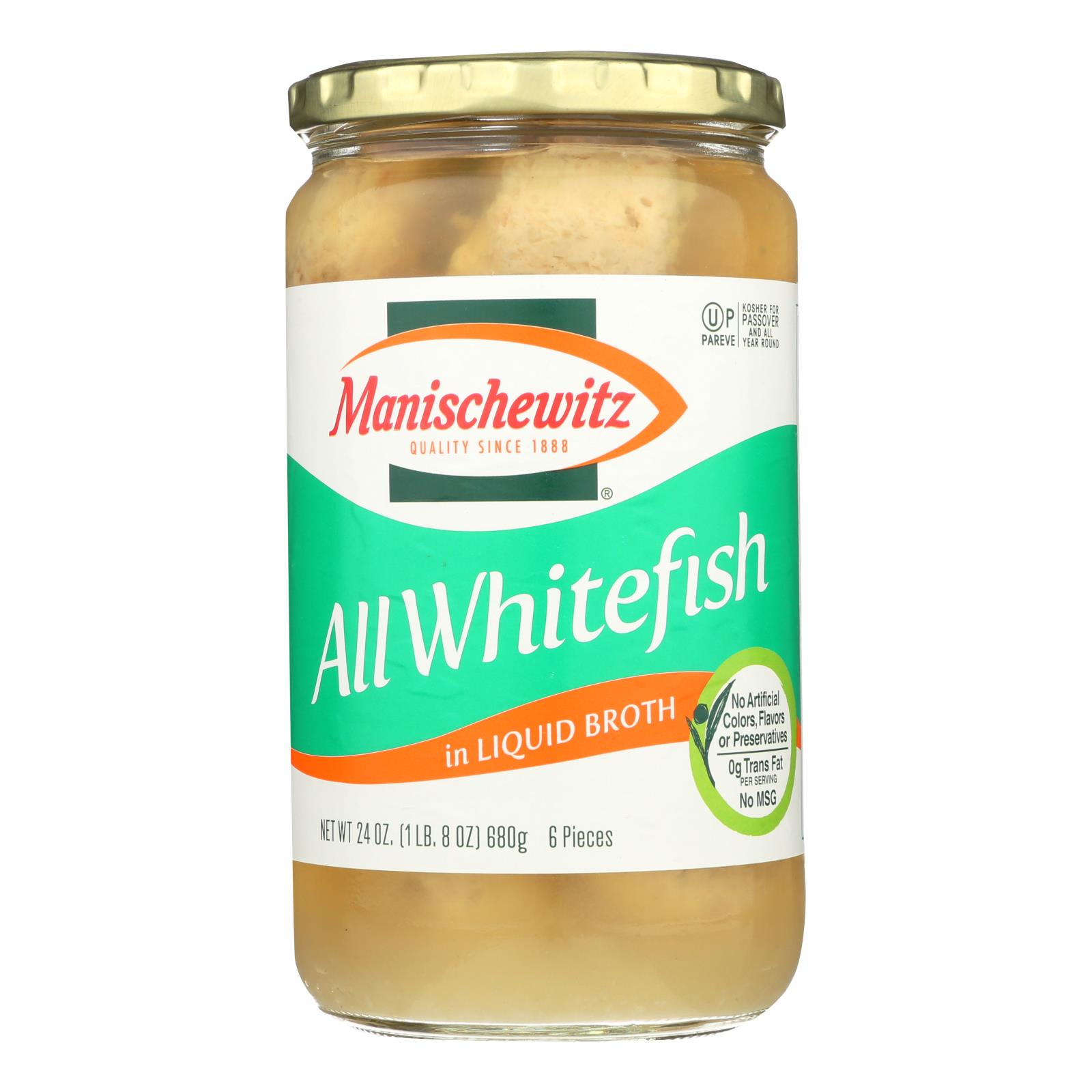 Manischewitz - All Whitefish Liquid - Case of 12 - 24 oz.