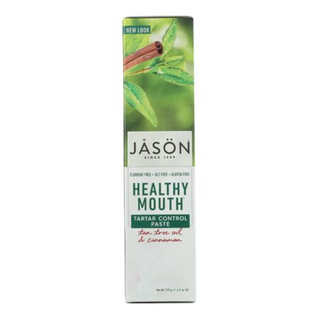 Jason Healthy Mouth Toothpaste Tea Tree and Cinnamon - 4.2 oz