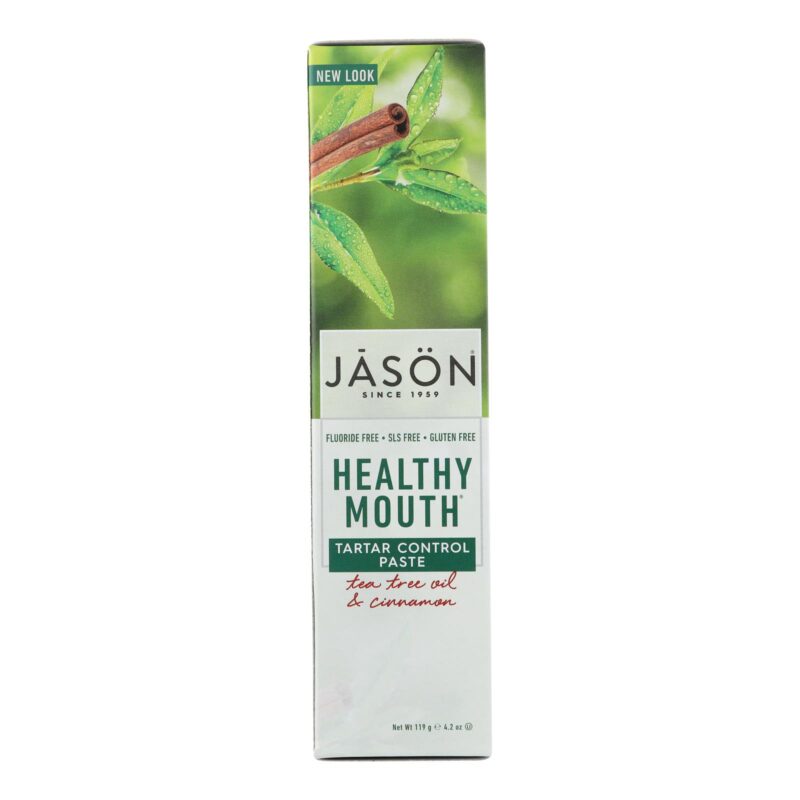 Jason Healthy Mouth Toothpaste Tea Tree and Cinnamon - 4.2 oz