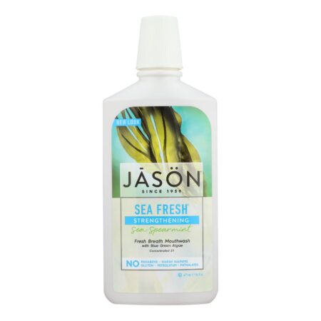 Jason Sea Fresh Biologically Active Mouthwash Deep Sea Spearmint - 16 fl oz