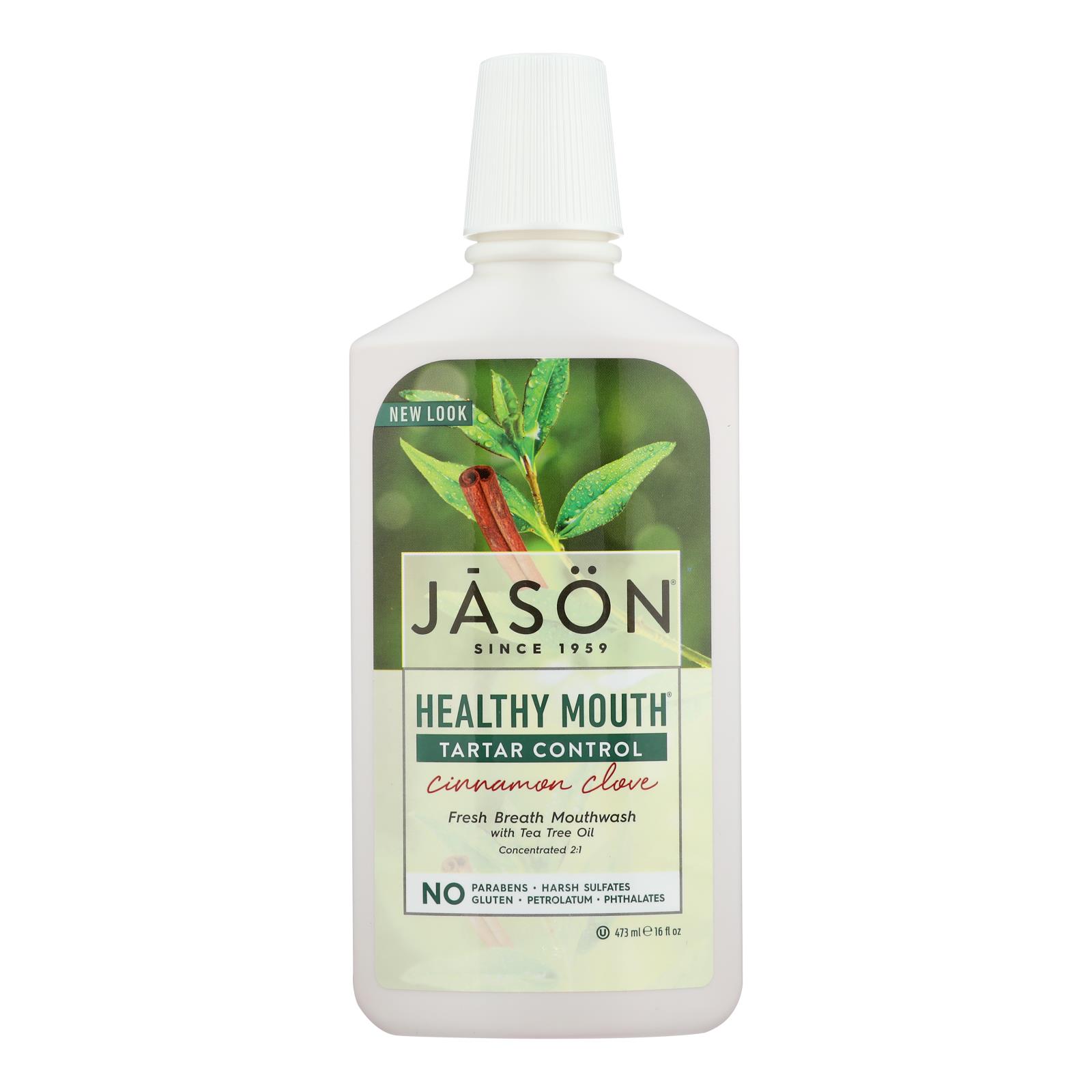 Jason Healthy Mouth Mouthwash Cinnamon Clove - 16 fl oz