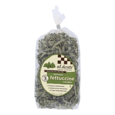 Al Dente - Fettuccine - Spinach - Case of 6 - 12 oz.