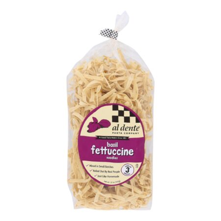 Al Dente - Fettucine - Basil - Case of 6 - 12 oz.