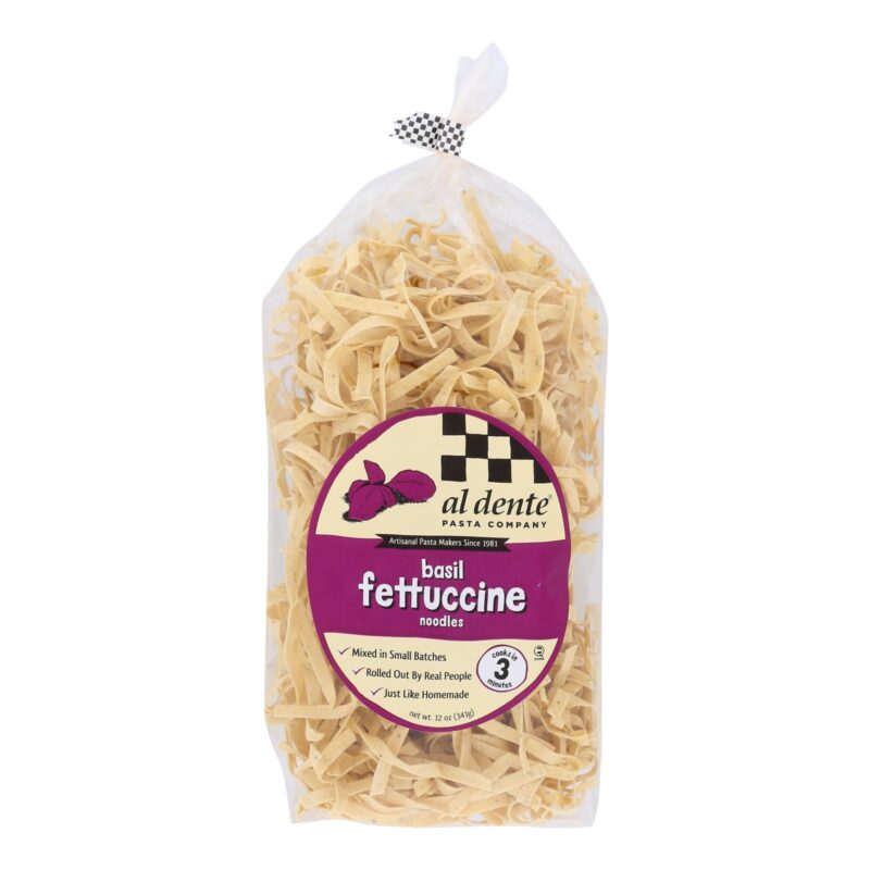 Al Dente - Fettucine - Basil - Case of 6 - 12 oz.