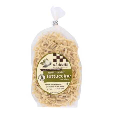 Al Dente - Fettuccine - Garlic Parsley - Case of 6 - 12 oz.