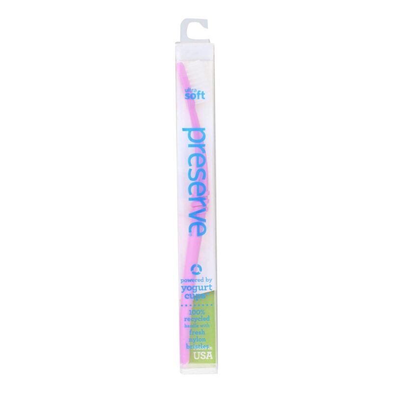 Preserve Toothbrush is a Travel Case Ultra Soft - 6 Pack - Assorted Colors