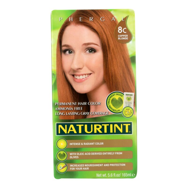 Naturtint Hair Color - Permanent - 8C - Copper Blonde - 5.28 oz