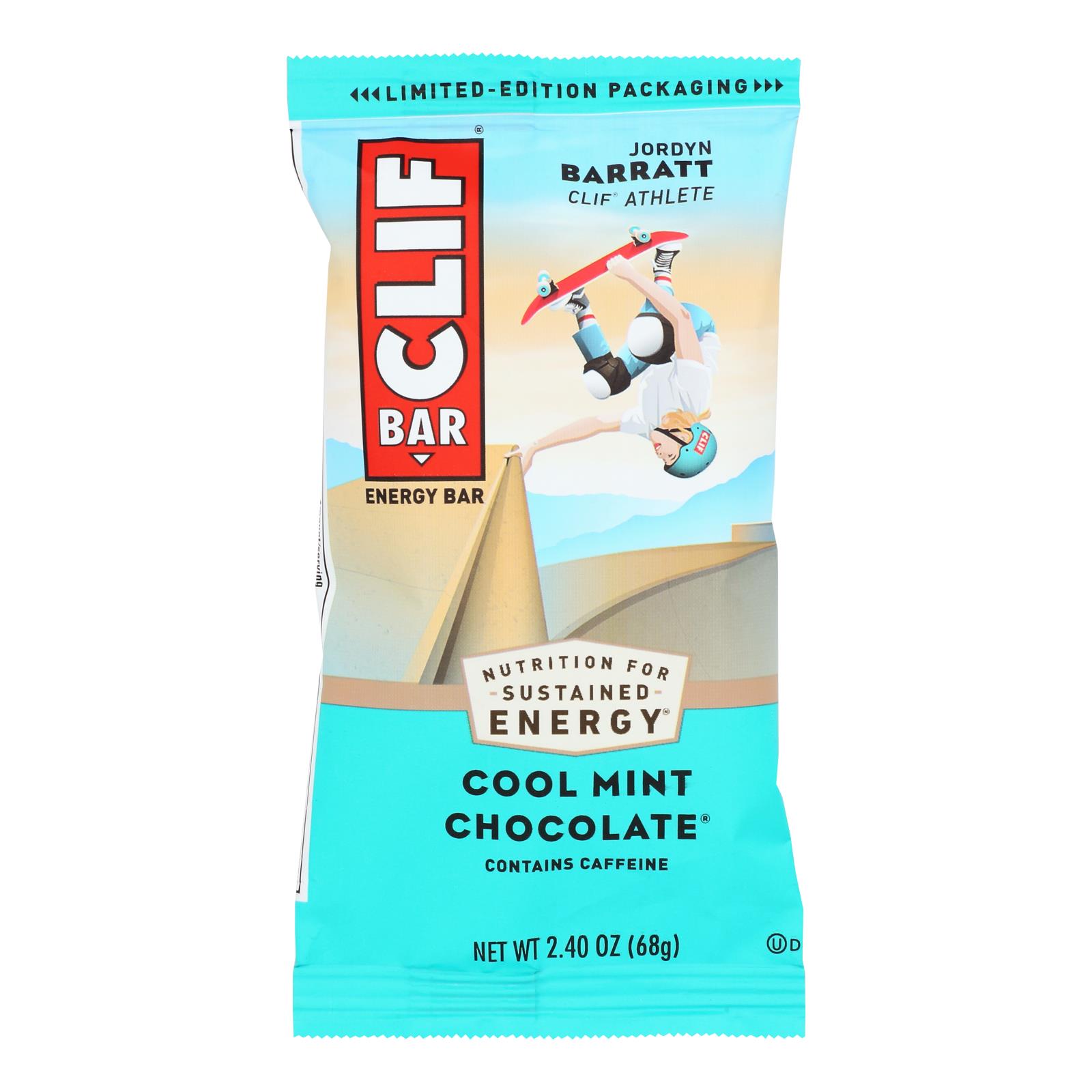Clif Bar - Organic Cool Mint Chocolate - Case of 12 - 2.4 oz