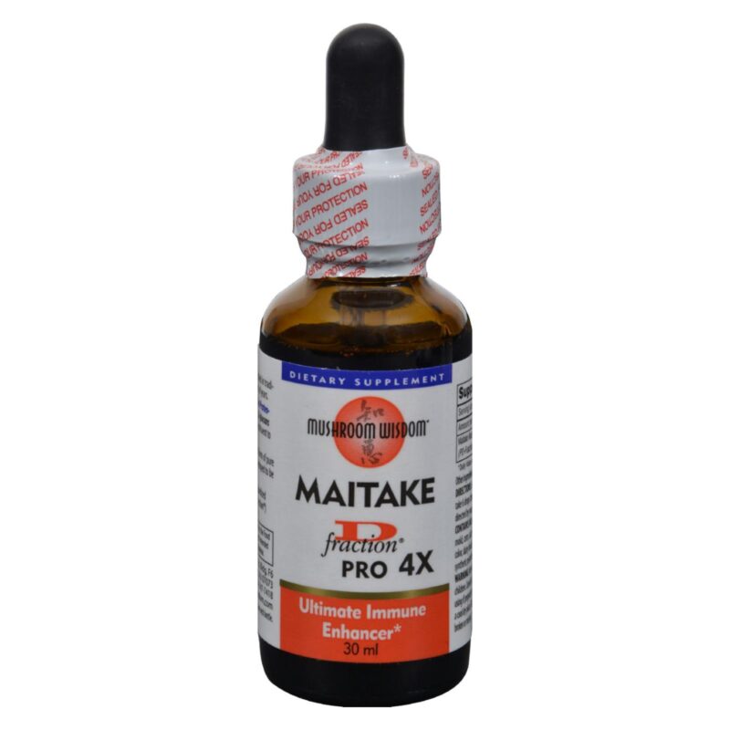 Mushroom Wisdom Maitake D-Fraction PRO 4X Liquid - 1 oz