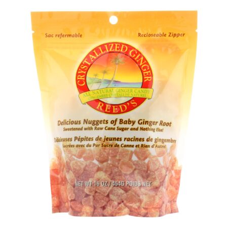 Reed's Ginger Beer Crystallized Ginger - Original - Case of 6 - 16 oz.