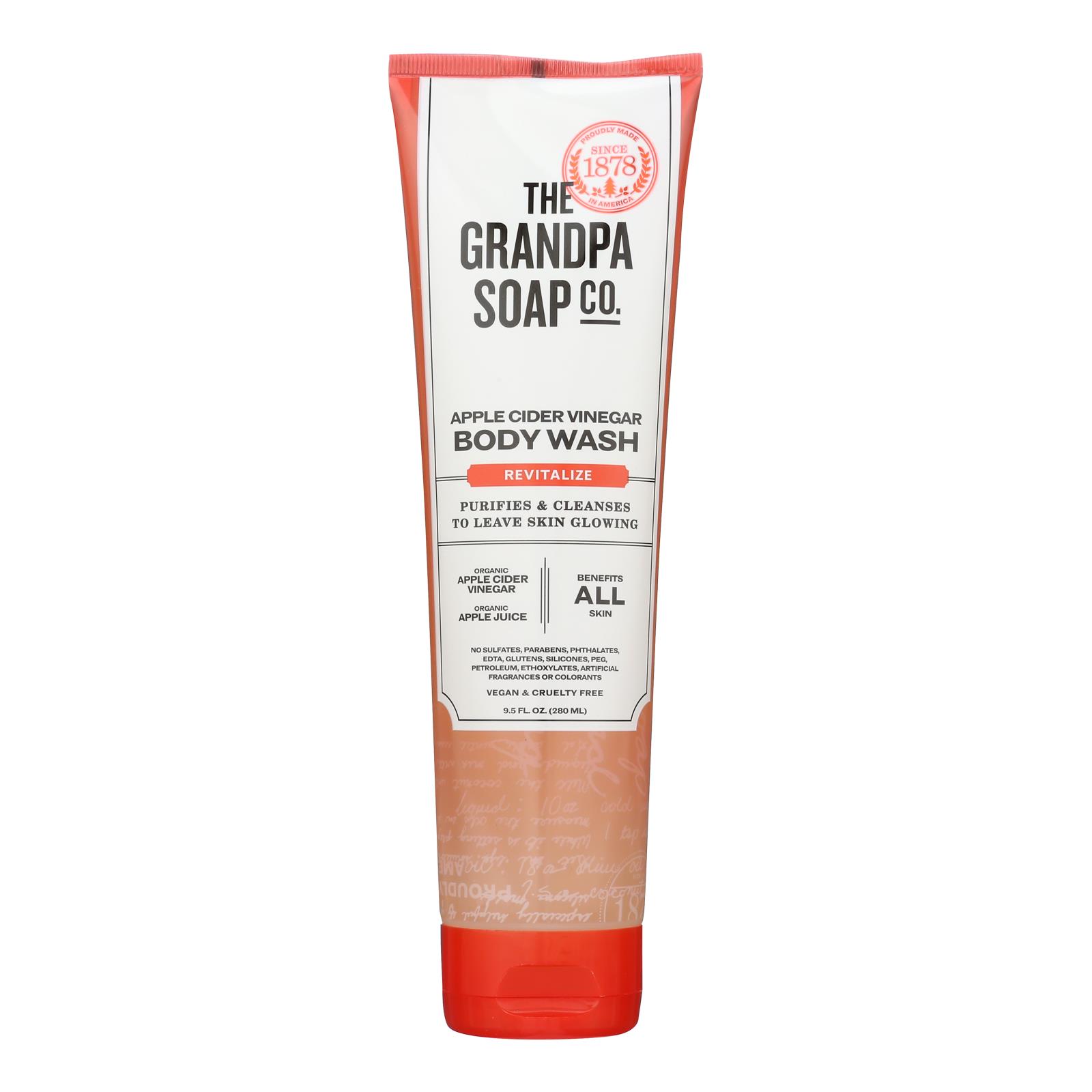 Grandpa Soap - Body Wash Apple Cider - 1 Each - 9.5 OZ
