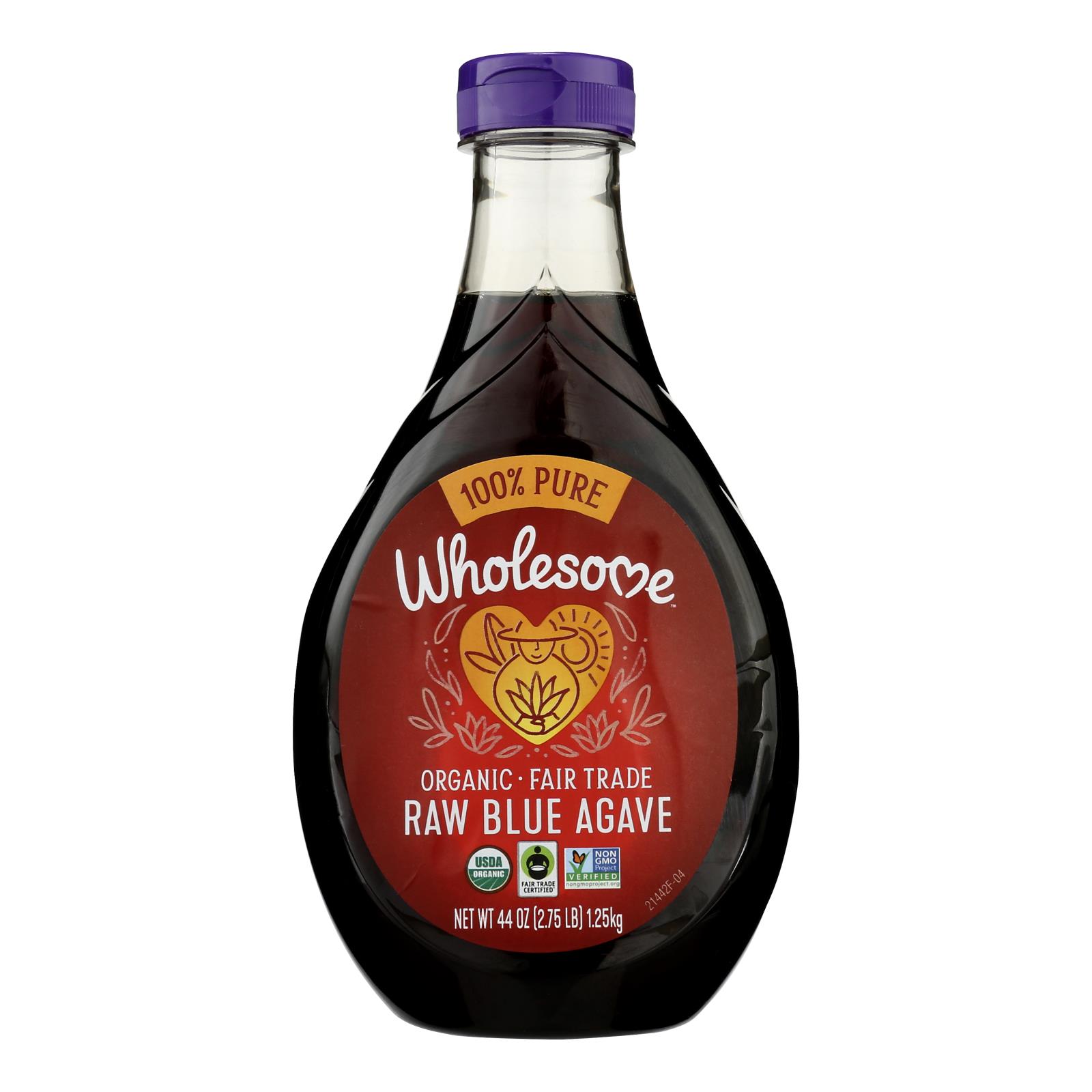 Wholesome Sweeteners Blue Agave - Liquid Sweetener - Case of 6 - 44 oz.