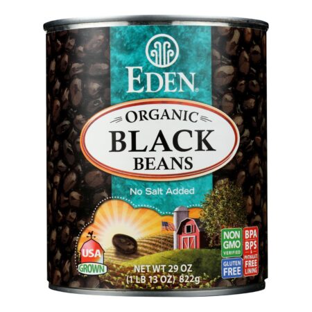 Eden Foods Black Beans Turtle - Case of 12 - 29 oz.