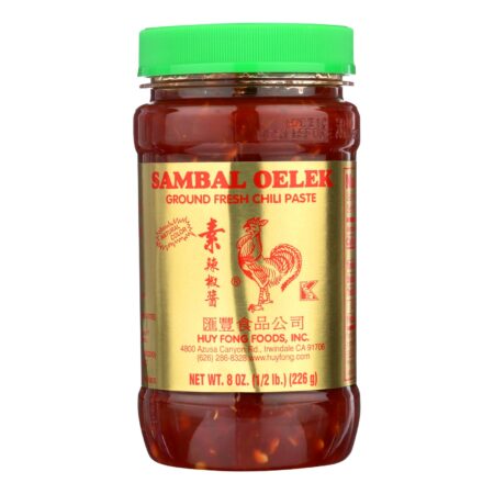 Huy Fong Fresh Chili Paste - Sambal - Case of 24 - 8 oz.