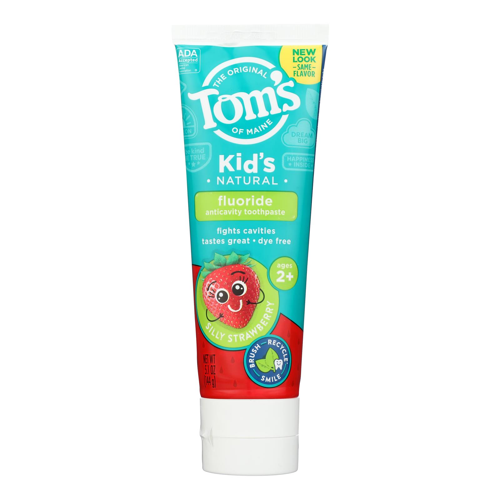 Tom's Of Maine - Tp Kids Silly Straw Ac Fl - Case of 6-5.1 OZ