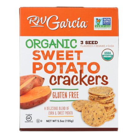 R.w. Garcia, Organic Sweet Potato Cracker, Case Of 6, 5.5 oz
