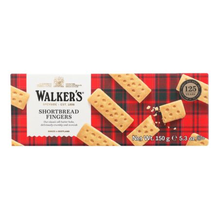 Walkers Shortbread - Pure Butter Fingers - Case of 12 - 5.3 oz.