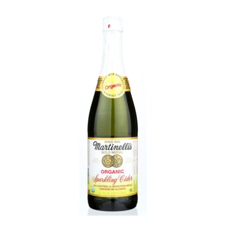 Martinelli's Organic Cider Sparkling - Case of 12 - 25.4 Fl oz.