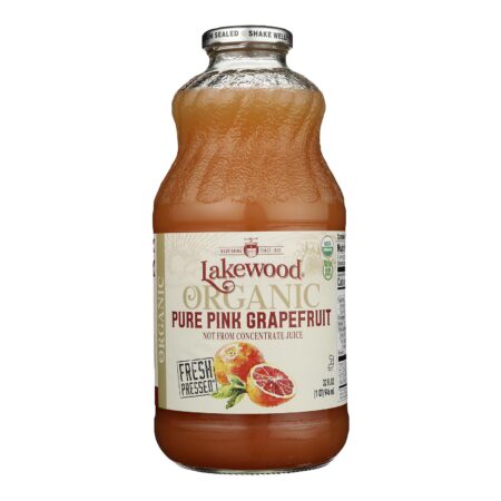 Lakewood - Organic Juice - Pink Grapefreuit - Case of 6 - 32 fl oz.
