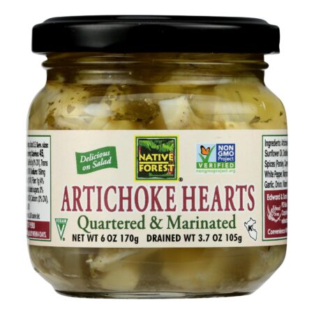 Native Forest Marinated Hearts - Artichoke - Case of 6 - 6 oz.