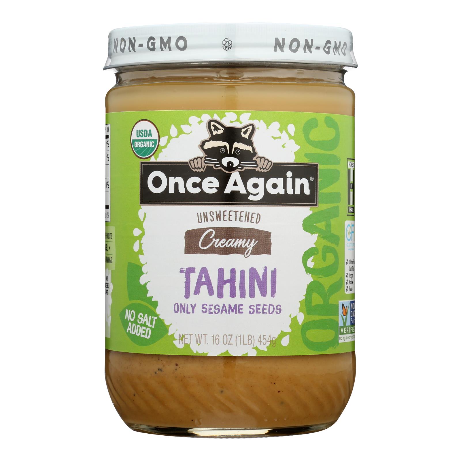 Once Again - Tahini Sesame - Case of 6-16 OZ