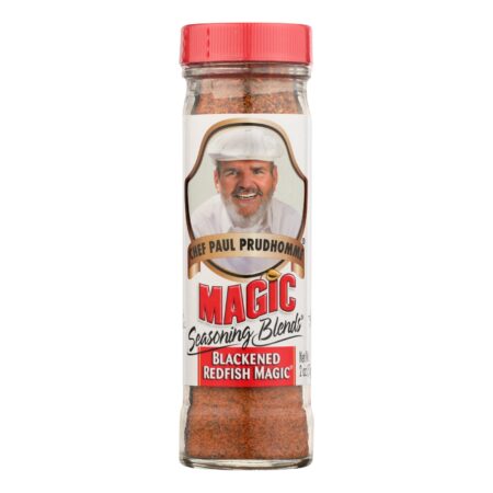Magic Seasonings Chef Paul Prudhommes Magic Seasoning Blends - Blackened Redfish Magic - 2 oz - Case of 6