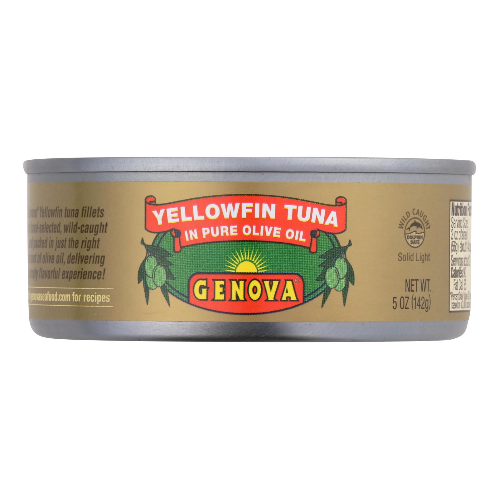 Genova - Yellowfin Tuna In Olv Oil - Case of 12-5 OZ