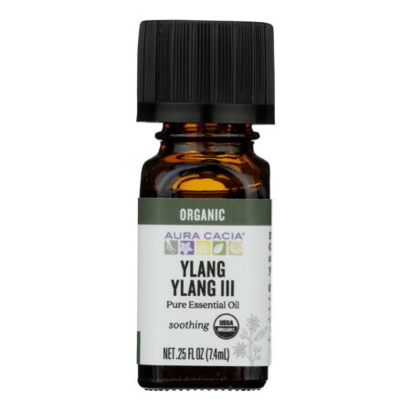 Aura Cacia - Organic Essential Oil - Ylang Ylang - .25 oz