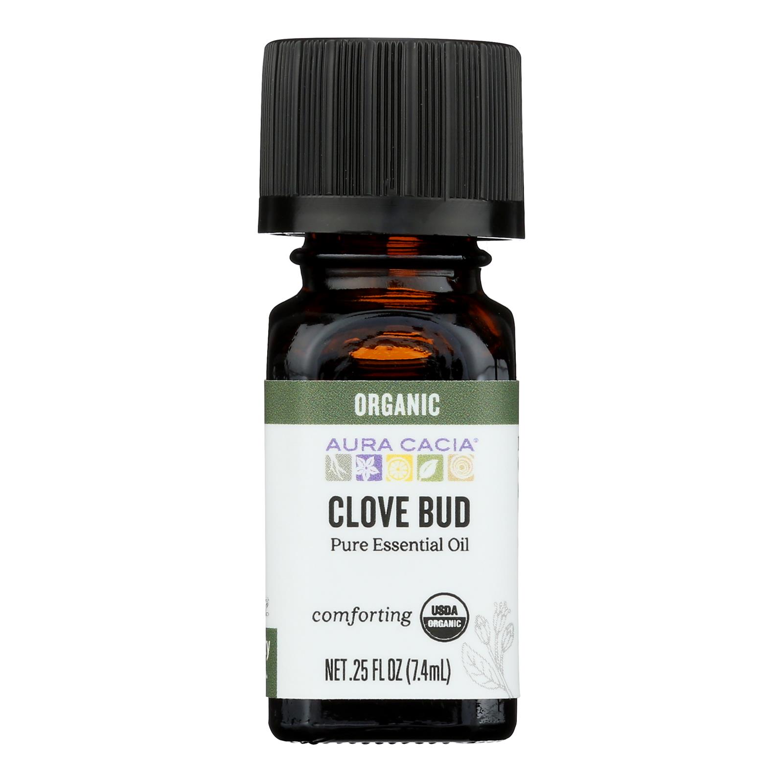Aura Cacia - Organic Essential Oil - Clove Bud - .25 oz