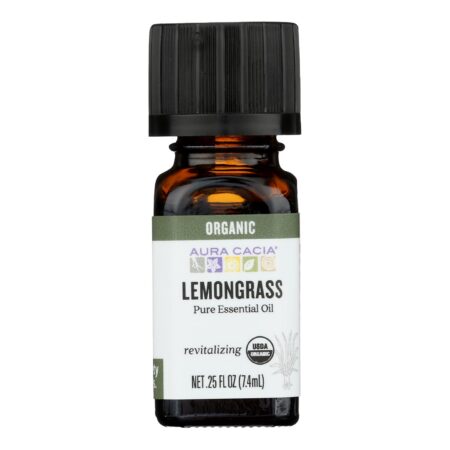 Aura Cacia - Organic Essential Oil - Lemongrass - .25 oz