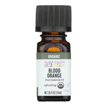 Aura Cacia - Essential Oil - Blood Orange - Case of 1 - .25 fl oz.