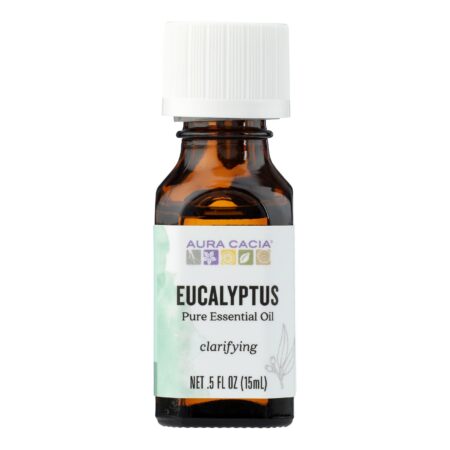 Aura Cacia - Pure Essential Oil Eucalyptus - 0.5 fl oz