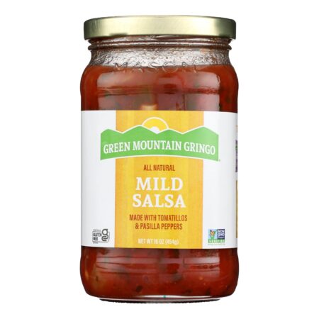Green Mountain Gringo Mild Salsa - Case of 12 - 16 oz.