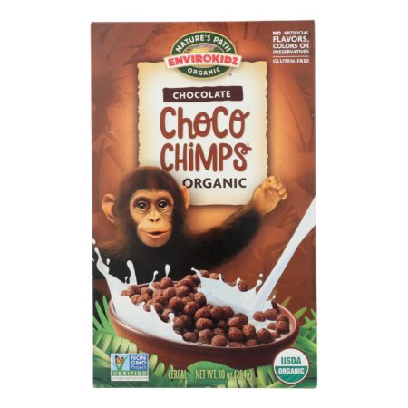 Envirokidz - Cereal - Organic - Choco Chimps - Gluten Free - 10 oz