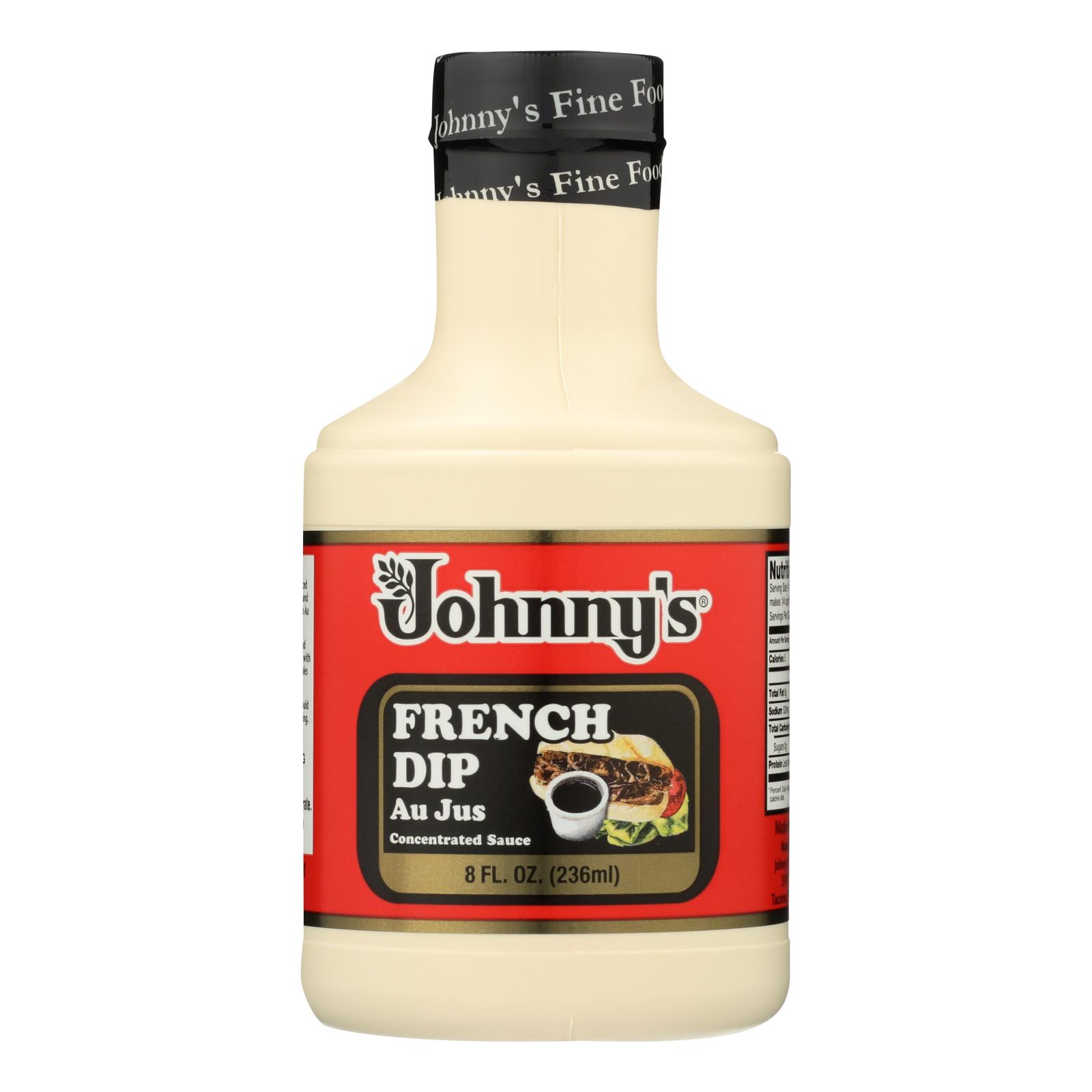 Johnny's - French Dip Au Jus Concentrated Sauce - Case of 6 - 8 oz.