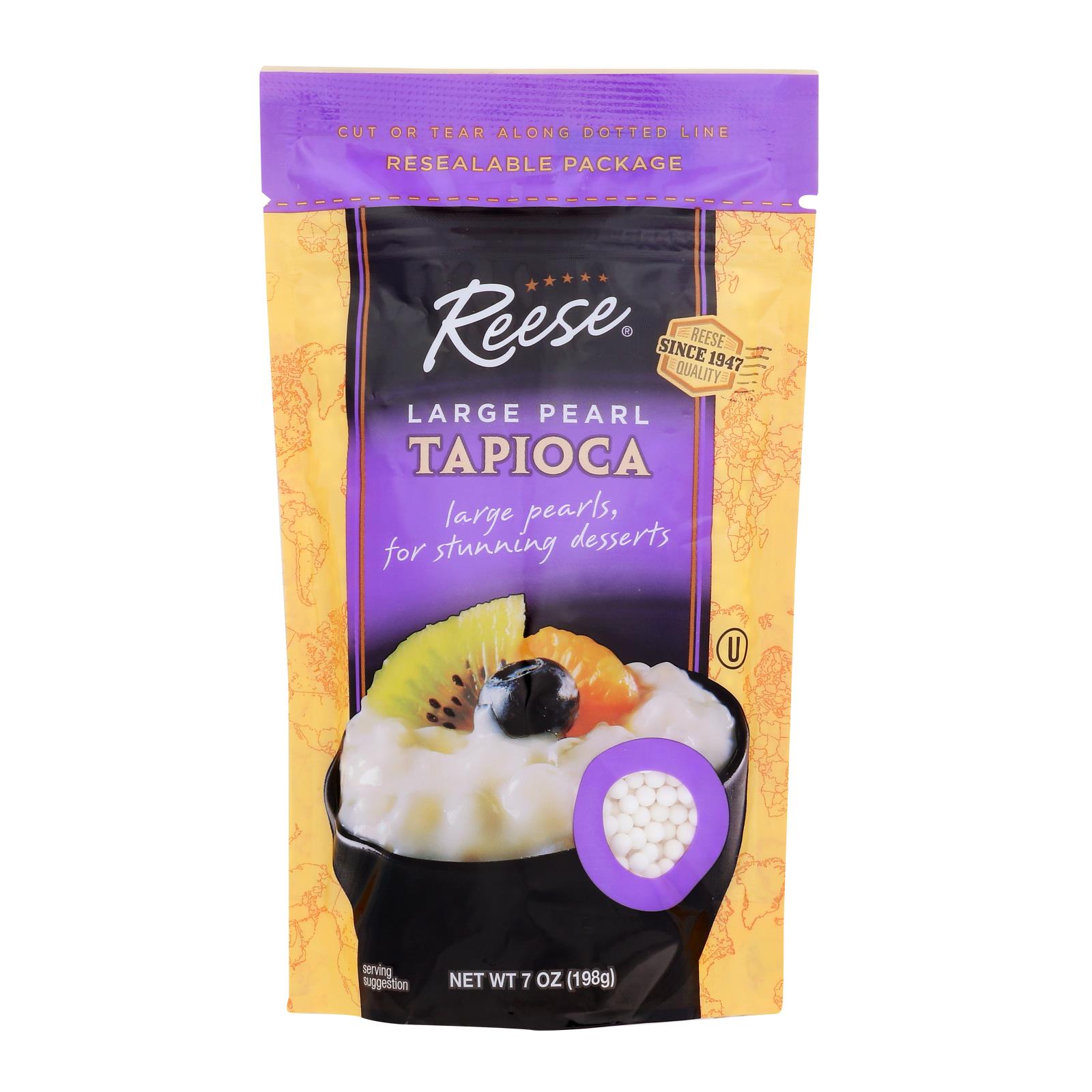 Reese Tapioca - Large Pearl - Case of 6 - 7 oz