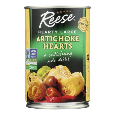 Reese Artichoke Hearts - Hearty Large - Case of 12 - 14 oz.