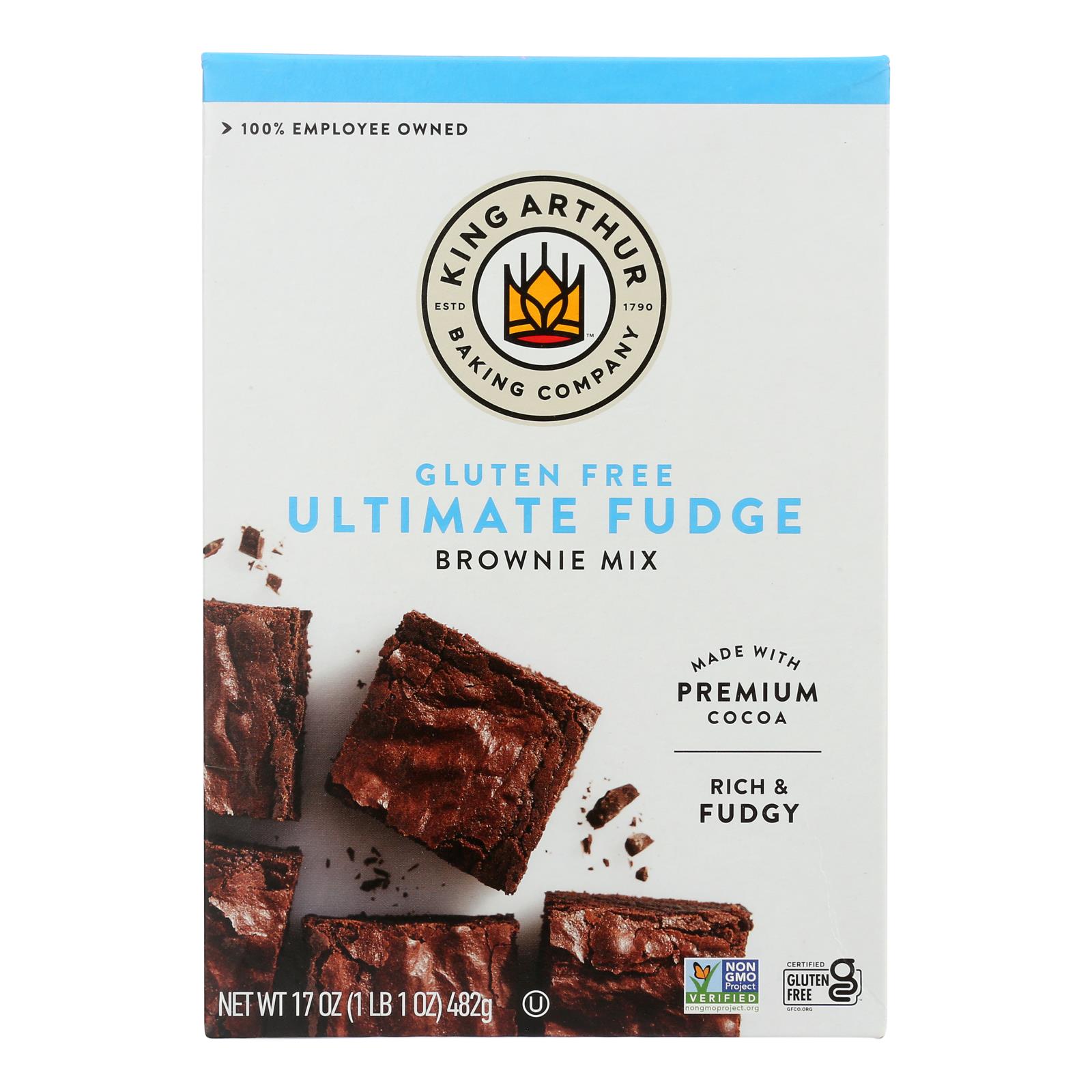King Arthur Brownie Mix - Case of 6 - 17 oz.