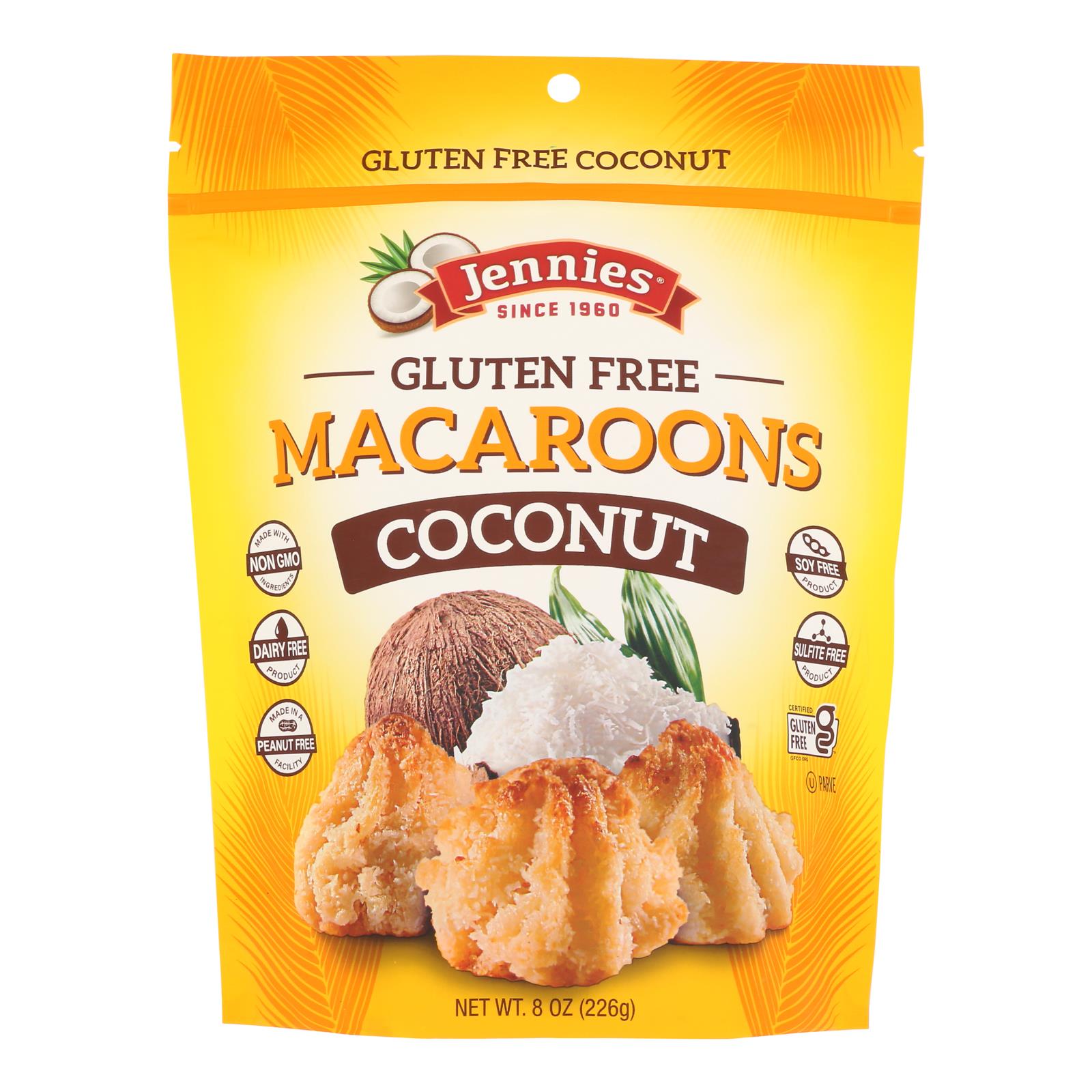 Jennie's Coconut Macaroon - Case of 12 - 8 oz.
