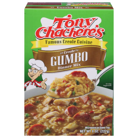 Tony Chachere's Creole Gumbo Dinner Mix - Case of 12 - 8 OZ
