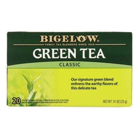 Bigelow Tea Green Tea - Classic - Case of 6 - 20 BAG