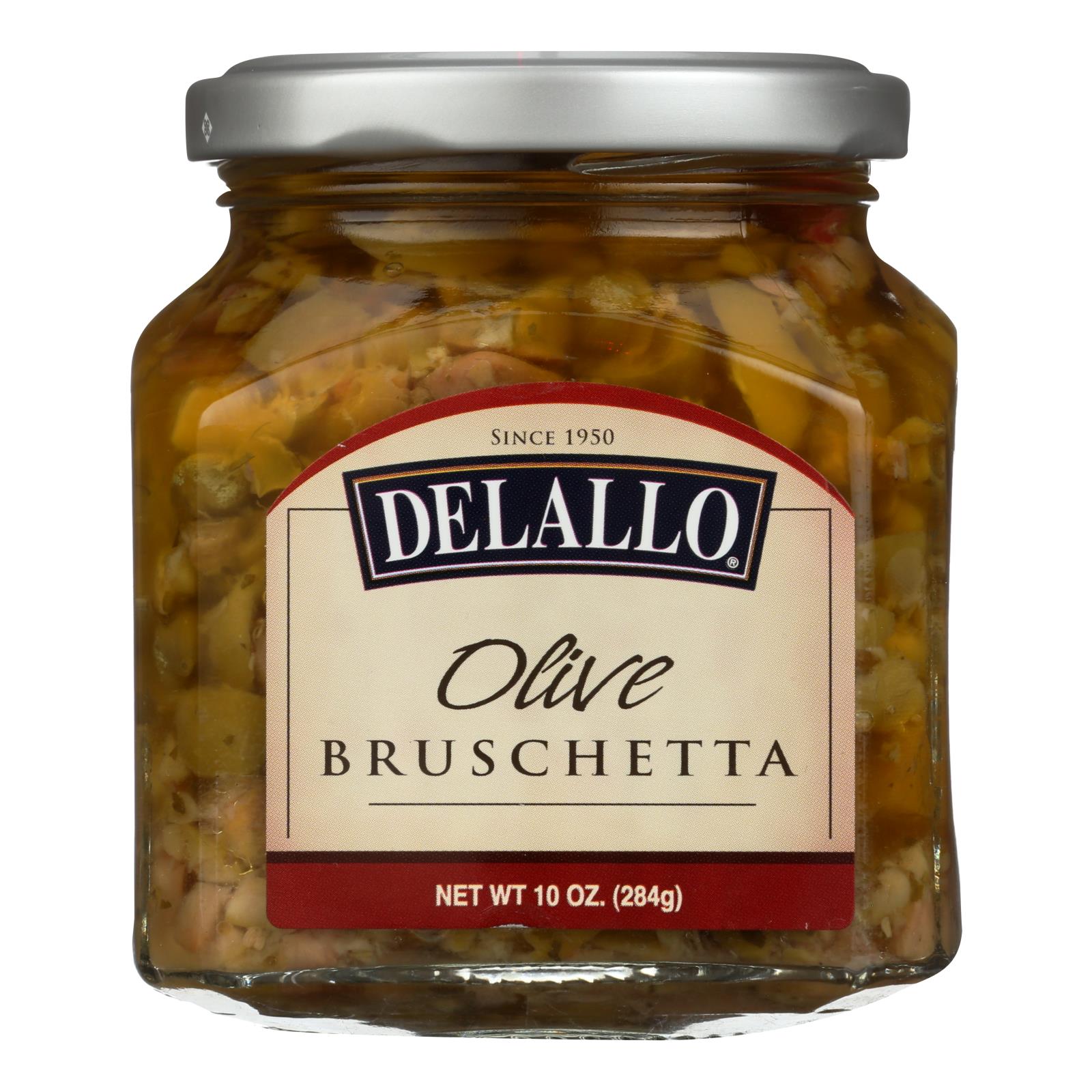 Delallo - Bruschetta - Olive - Case of 6 - 10 oz.