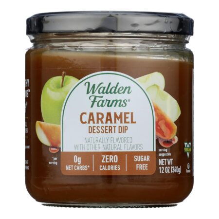 Walden Farms Caramel Dip - Sugar Free - Case of 6 - 12 oz