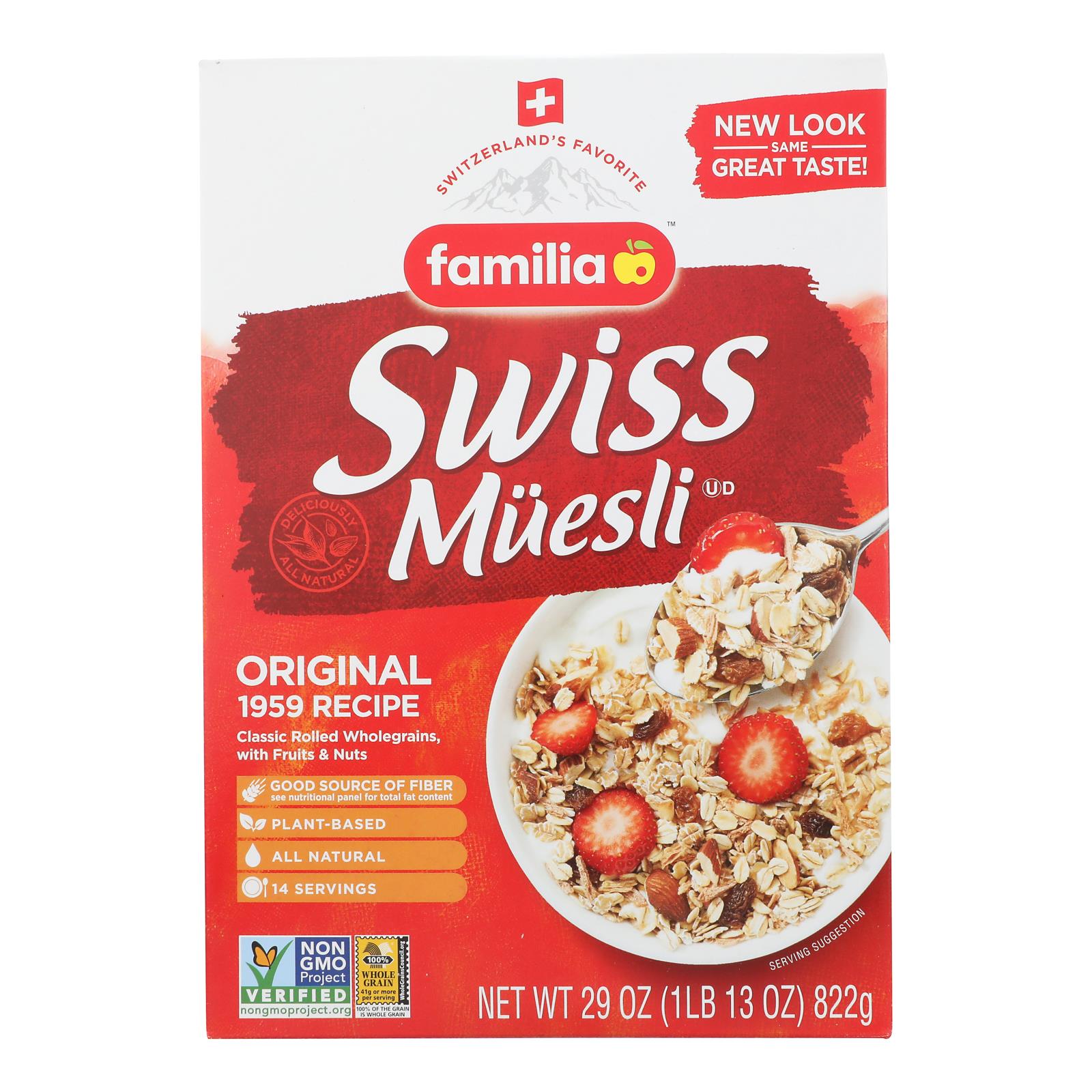 Familia - Muesli Swiss Original - Case of 6-29 OZ