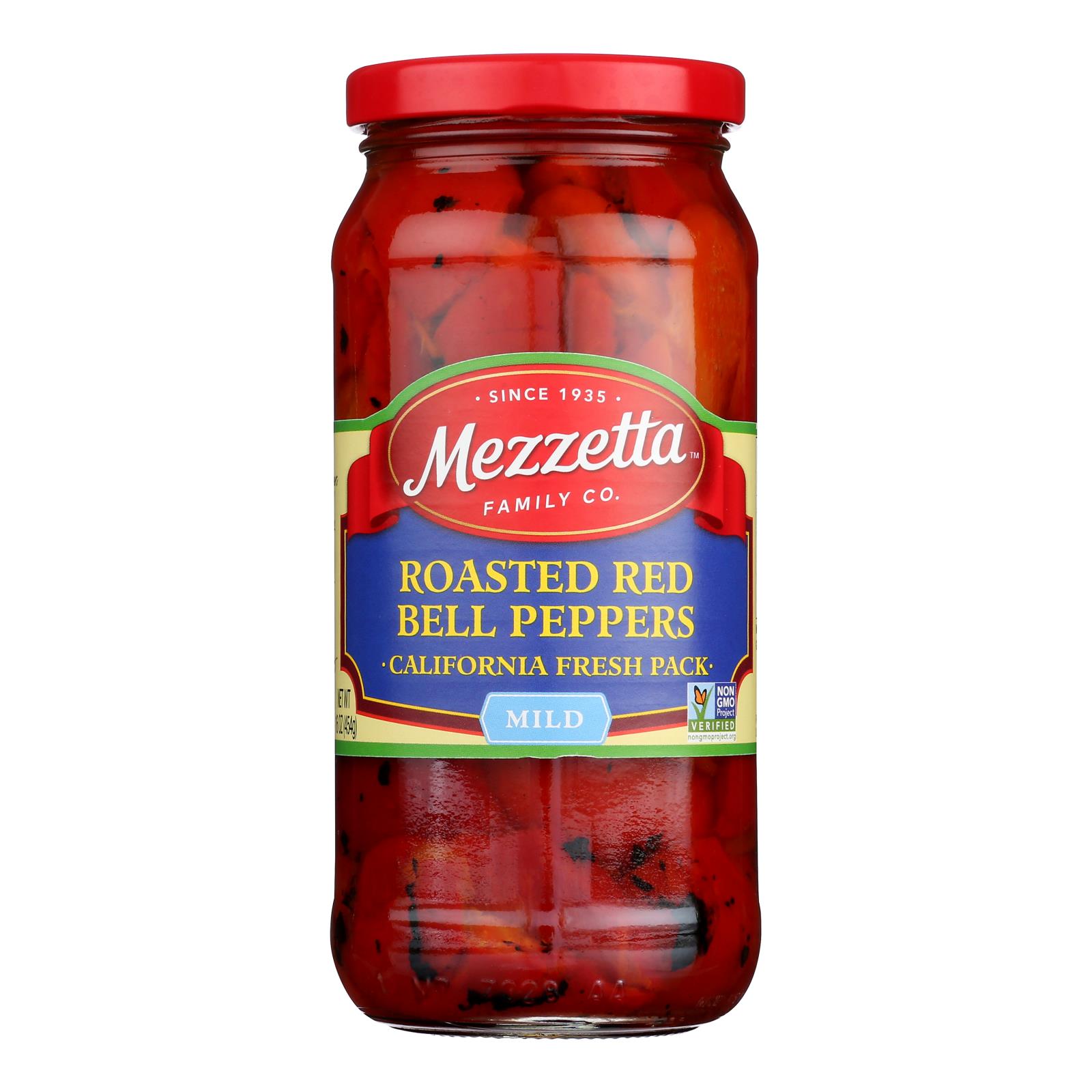 Mezzetta Roasted Bell Peppers - Case of 6 - 16 oz.